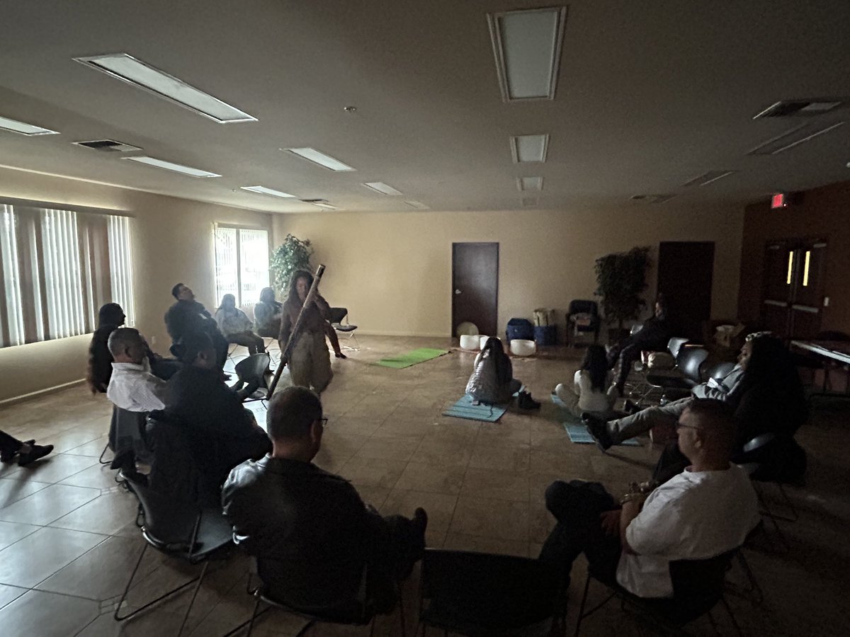 Looking back at our 3rd Community Healing Circle in Stockton, CA! Helping professions can feel isolating so we create spaces for providers. Thank you to yoga instructor Tina Zook for incorporating movement and mindfulness the healing journey. #StocktonHealing