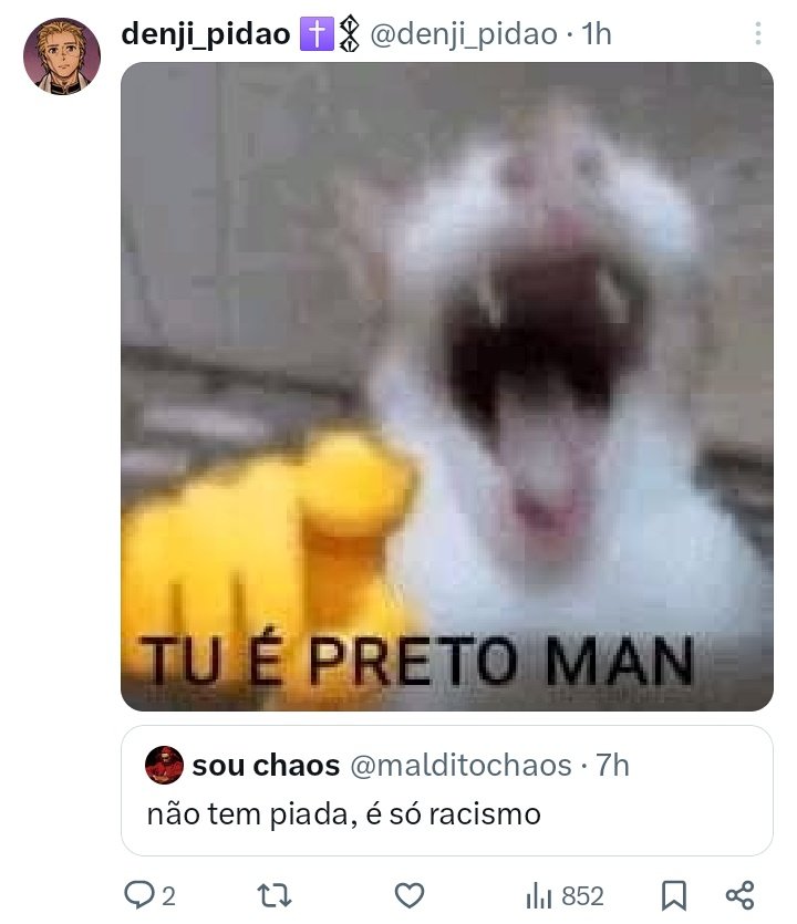 minorianuclear's tweet photo. ⚠️Quem ri por último, ri melhor!⚠️

🚫Discurso de ódio, racismo e desumanização🚫

Perfil para denunciar:
https://t.co/gMVfsjzCvh https://t.co/OfkP8M7HRp