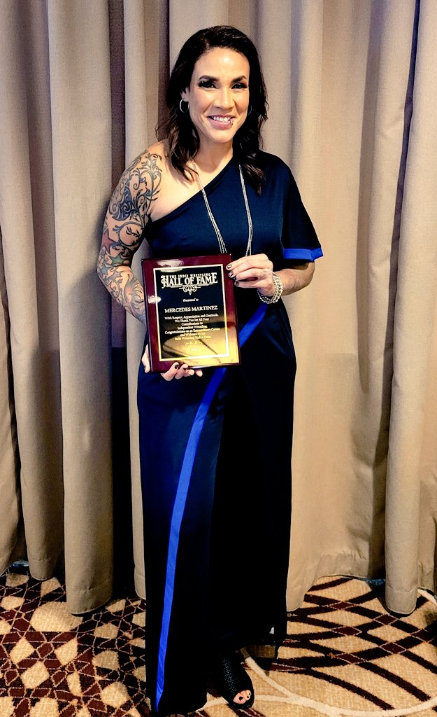 Humbled, honored, blessed, grateful to be inducted into the INDIE HALL OF FAME. This award CEMENTS my LEGACY in independent wrestling. The indies have forever been my lifeline in transcending my career into what it is today. THANK YOU to all that have been by my side. 💙💙
