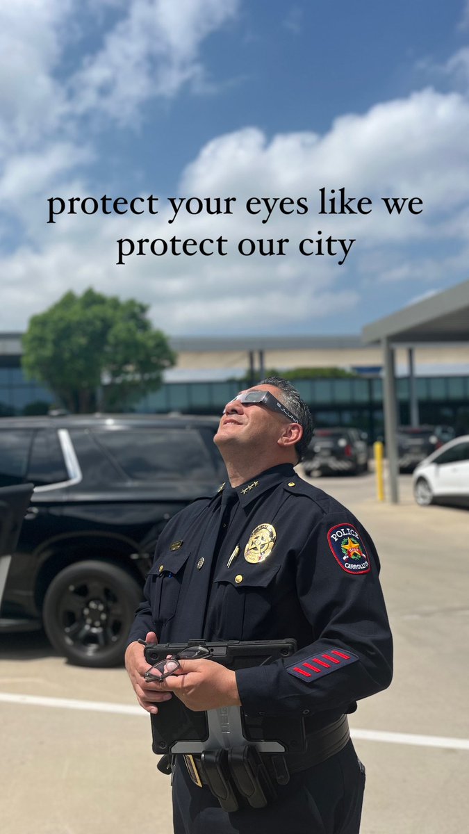 Solar Eclipse Era (Carrollton PD Version) (From Earth) #carrolltontx #carrolltontxpd #Eclipse2024