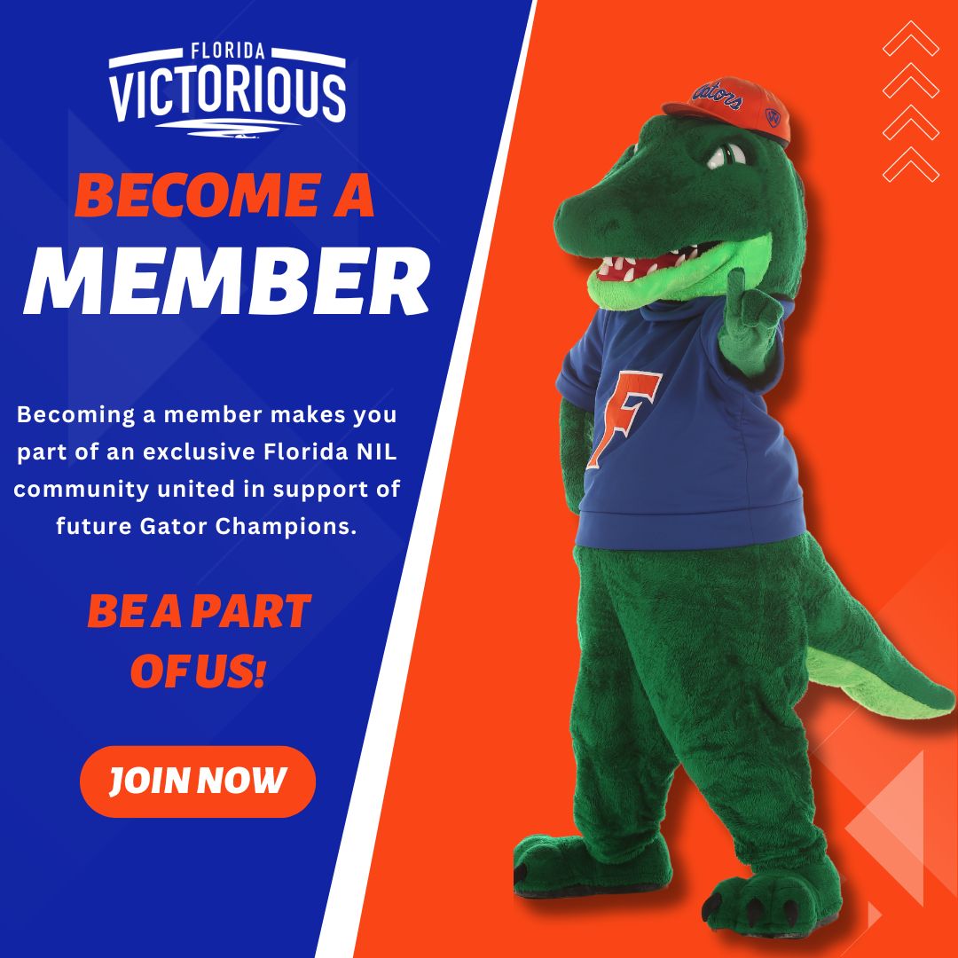 ✨Join us! By becoming a member, you'll be welcomed into an exclusive community. Together, we stand united in support of the future Gator Champions. Let's elevate and empower our athletes! 🌟🐊 🔗bit.ly/43zktR3 #GatorNation #NIL #GoGators #FloridaVictorious