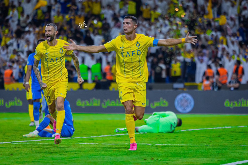 ⁉️ هل تؤيد استمرار الأسطورة كريستيانو رونالدو مع نادي #النصر الموسم القادم ؟🤔 👇شاركنا رأيك وأسبابك 👇