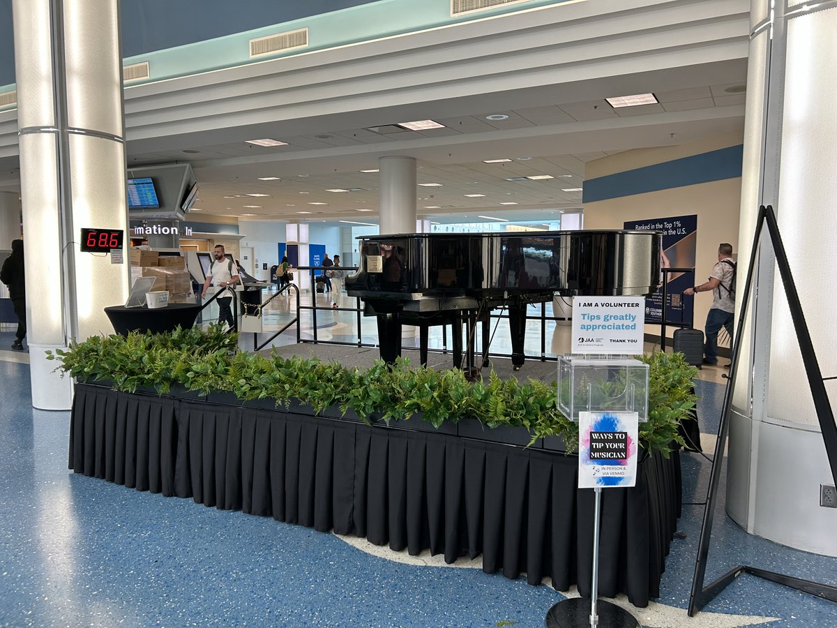 Exciting updates! 💚 Our #JAXAirportLive performance stage just got a facelift. We have a new stage and greenery for that vibrant feel. Making your journey more pleasant, one update at a time!✈️🌿