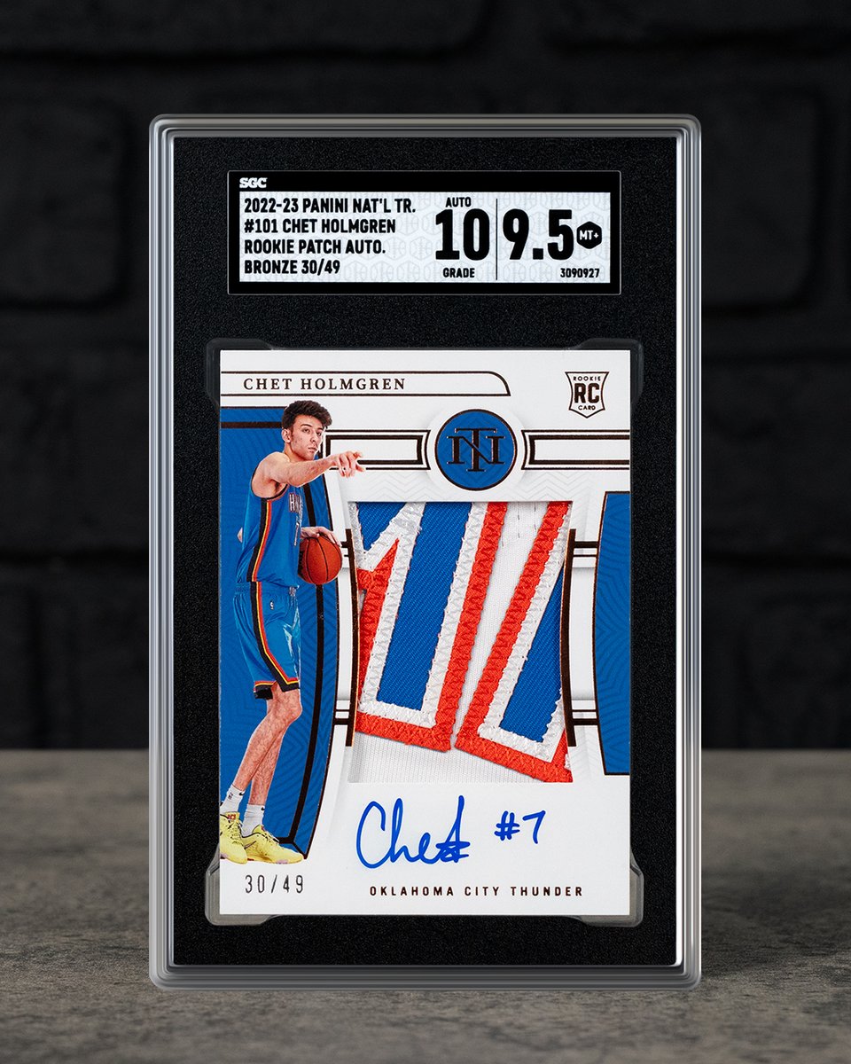 Chet has been a force for the OKC Thunder in his first official NBA season, and the hobby has taken notice 🙌