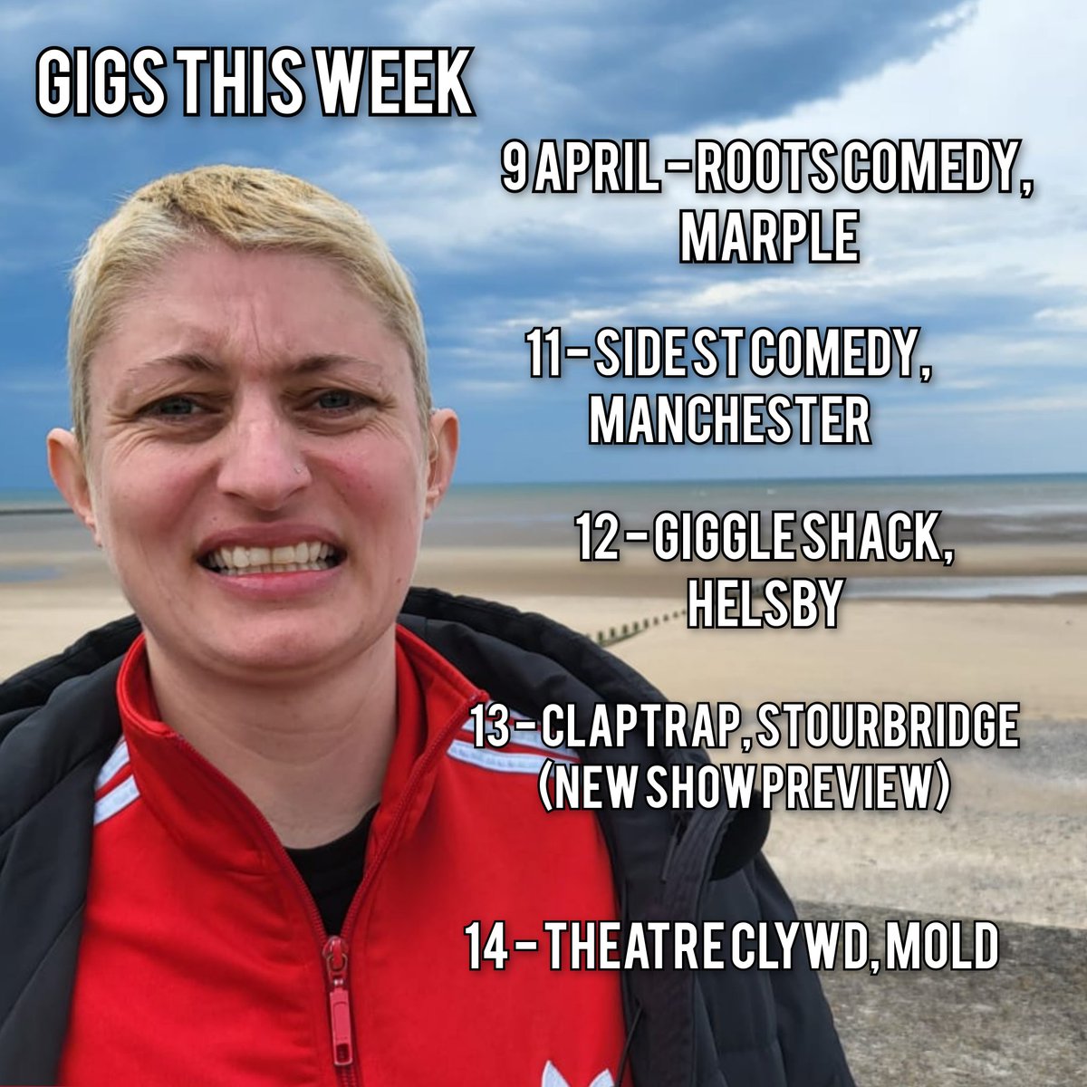 This week #marple #manchester #helsby #mold #stourbridge #comedy
