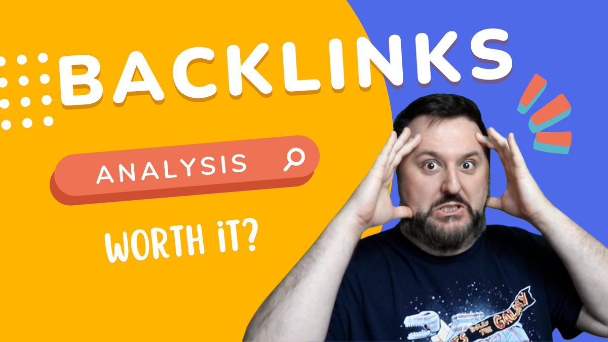 Let's talk Backlinks - are these any good? 

youtu.be/iX89wsWp-_Q