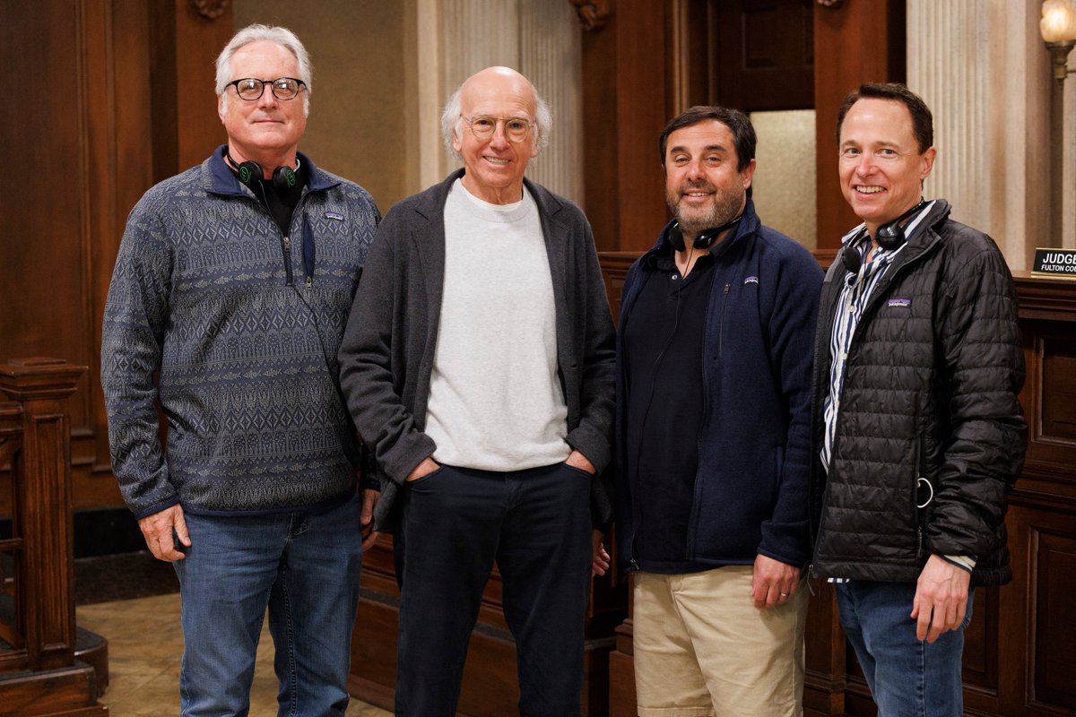 A behind the scenes shot from last night's #curbyourenthusiasm finale. (Roger Nygard)