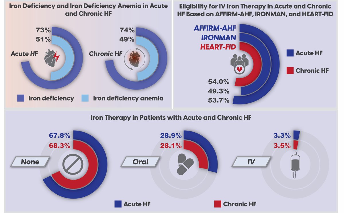 New publication in @CIRCHF examining iron deficiency, anemia, and iron supplementation in patients with #HF. Read here➡️: tinyurl.com/ad6vf333 @NSepehrvand @Padma_Kaul @JustinEzekowitz @islam_sunjida @dougdover @UAlberta_FoMD @UAlberta_DoM