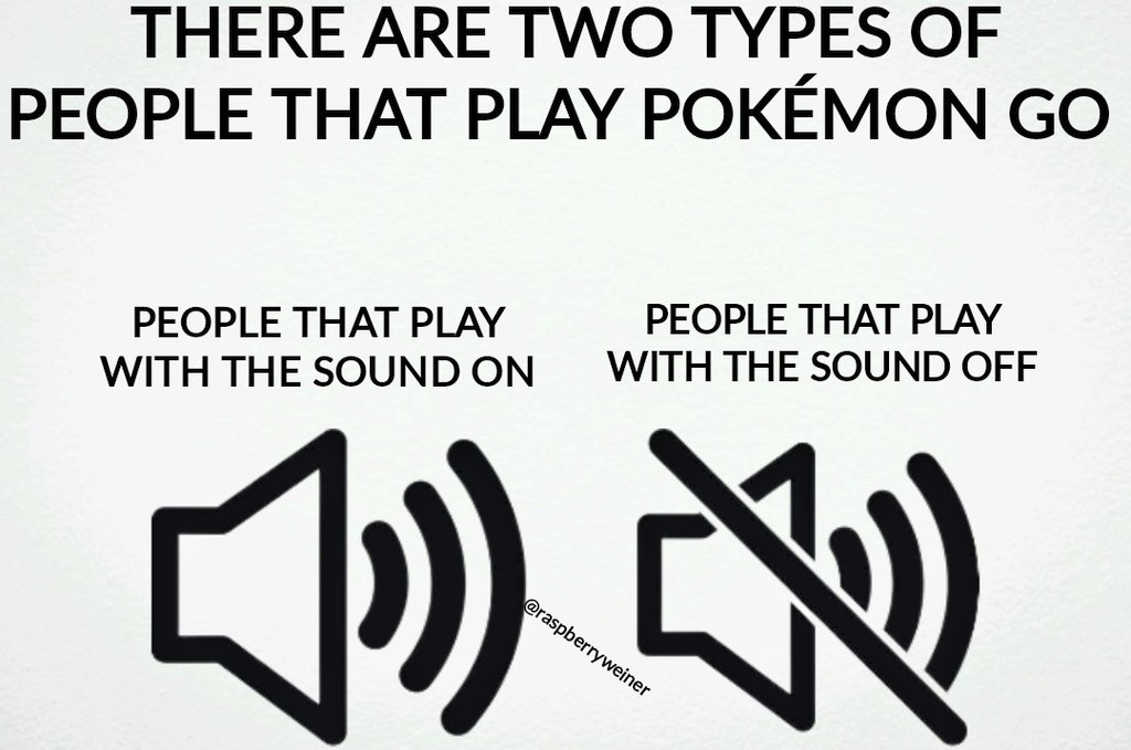 Which one are you? 🤔🔊🔇 #PokemonGO
