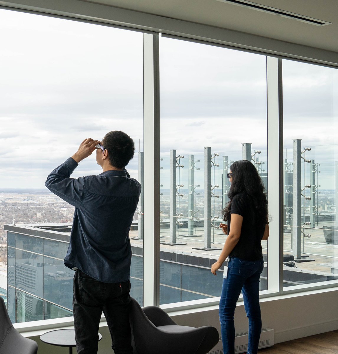 That view of the eclipse from FORTY at 300 Main was unreal today! If you were there and captured the moment, we want to see it. Share your eclipse pics with us.
.
#300Main #Livingat300Main #DowntownWinnipeg #FindItDowntown