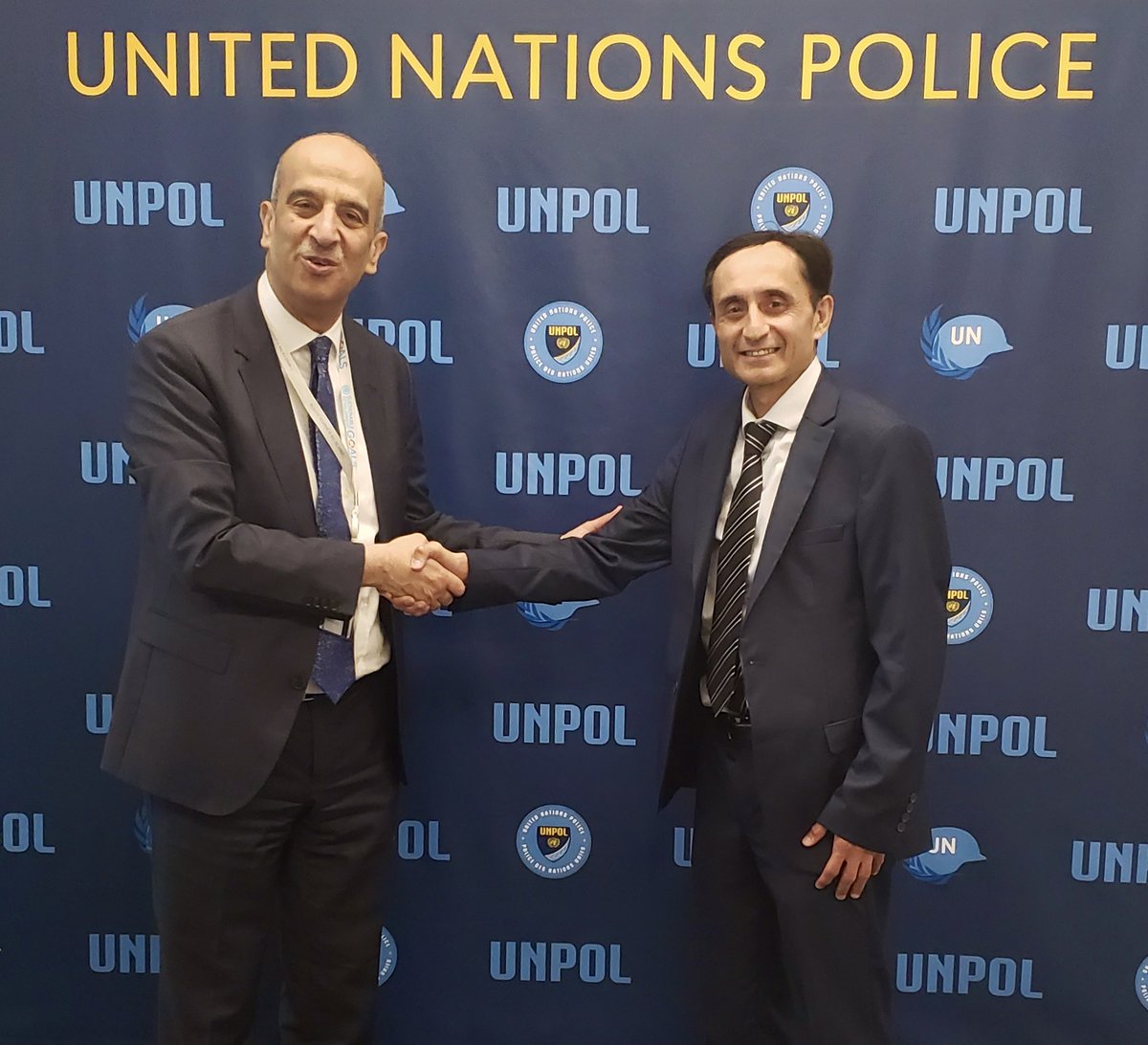 .@UNPOL Adviser Faisal Shahkar was pleased to meet with @UNEgypt Ambassador, H.E. Mr. Osama Mahmoud Abdelkhalek Mahmoud, to discuss his country's strong support to police peacekeeping. Egypt currently contributes 500+ police officers to @UNPeacekeeping, 50 of whom are women. #A4P