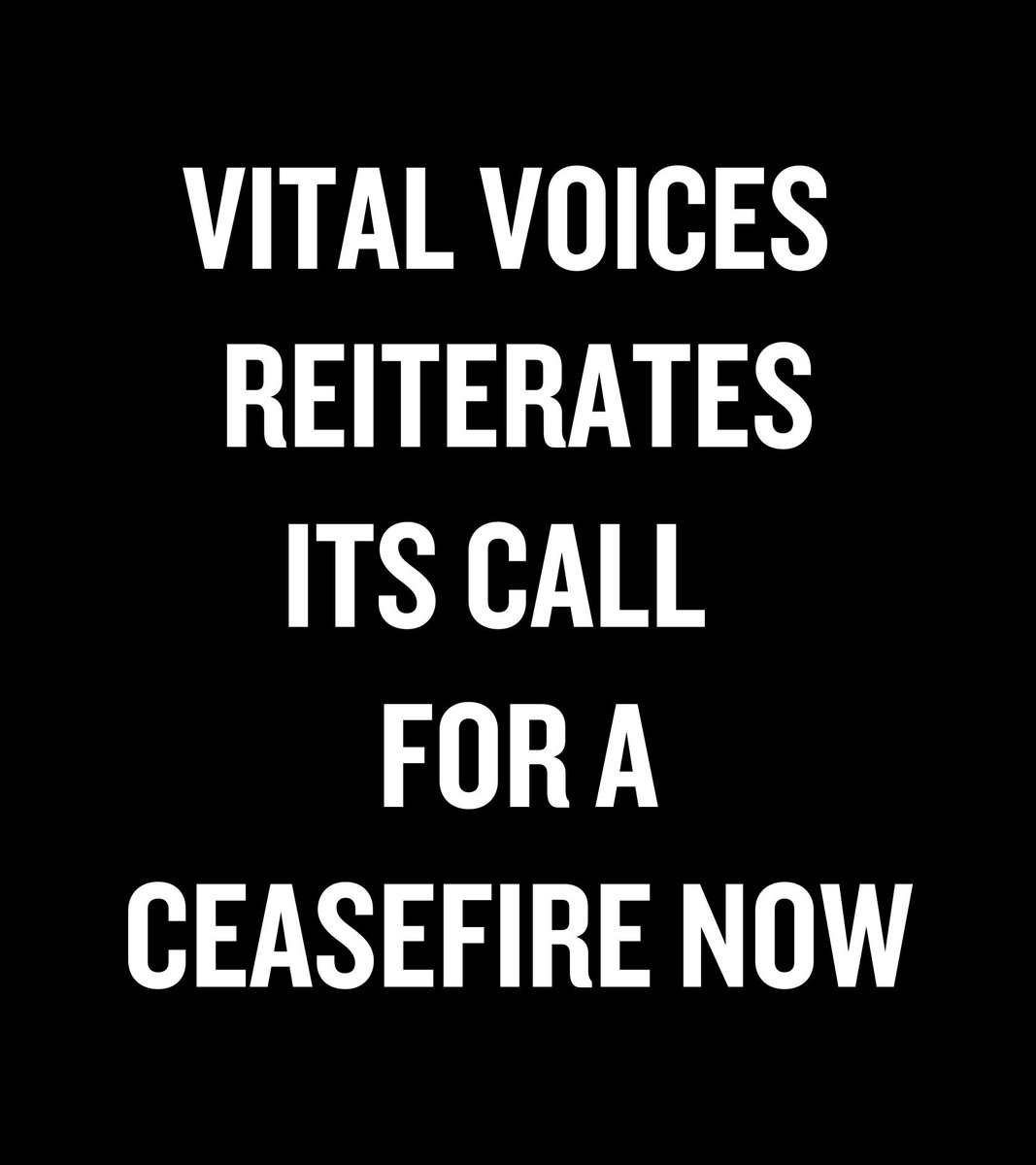 Six months into the war in Gaza, Vital Voices is reiterating its calls for an immediate and permanent ceasefire, sustained delivery of #humanitarianaid, the immediate release of all hostages and unlawfully detained prisoners. Women and children suffer the greatest toll in war but…