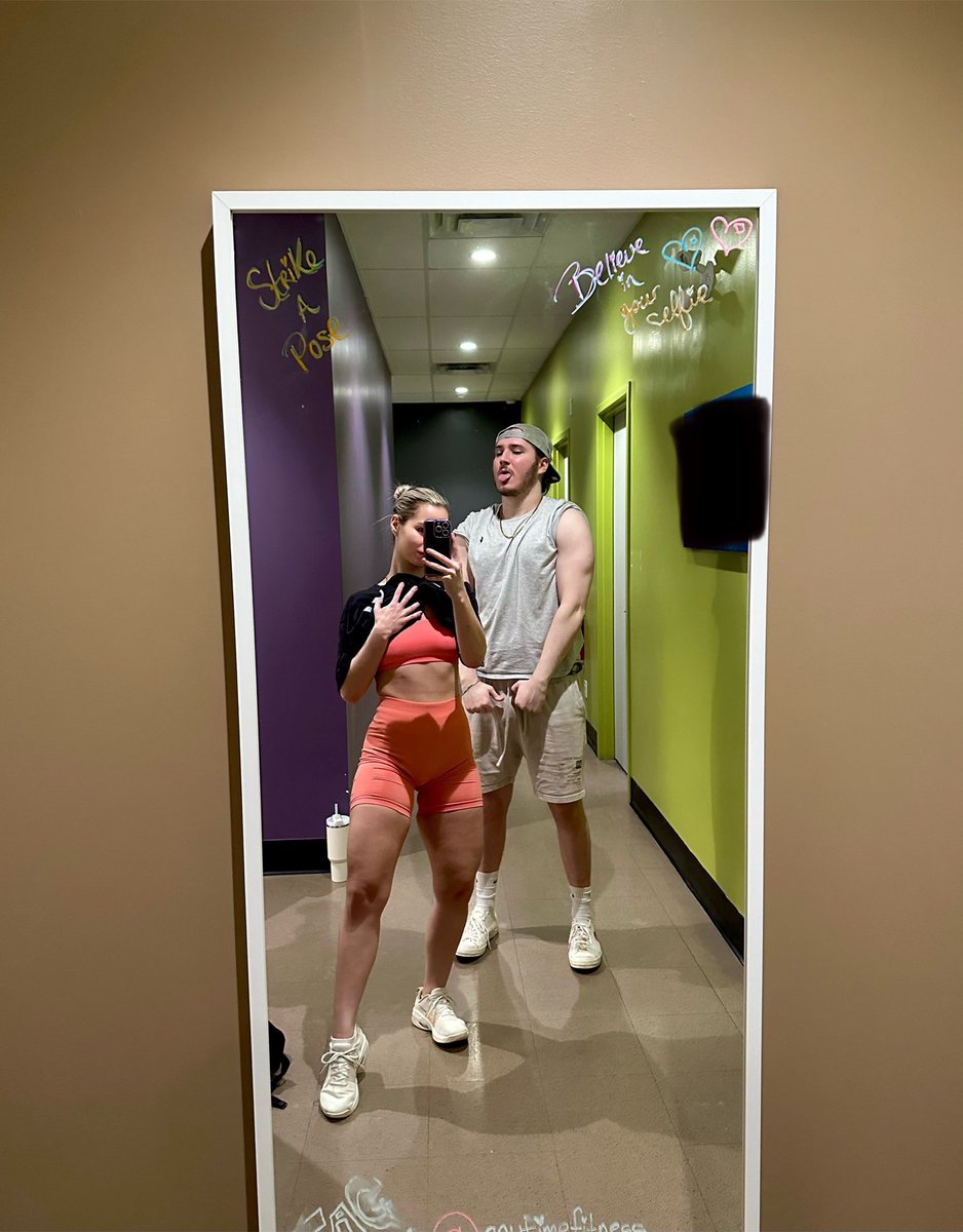 Look who I forced to go to the gym 😤