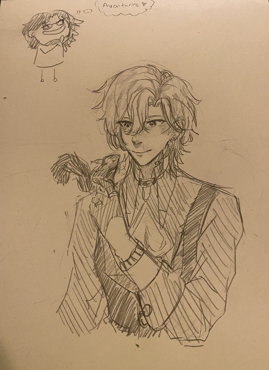 cloudi_cloudi's tweet photo. i have so many doodles of him but it’s not enough (wish i could draw better/gen)🥲 aabsdhsksoso i need this man so bad HOW IS THERE STILL LIKE 9 DAYS LEFT TIL HIS BANNER
sorry for the rant goodnight~💚☁️
#imsane #Aventurine #AventurineHSR #Doodles #HonkaiStaiRail #sketches https://t.co/XuqugYInn2