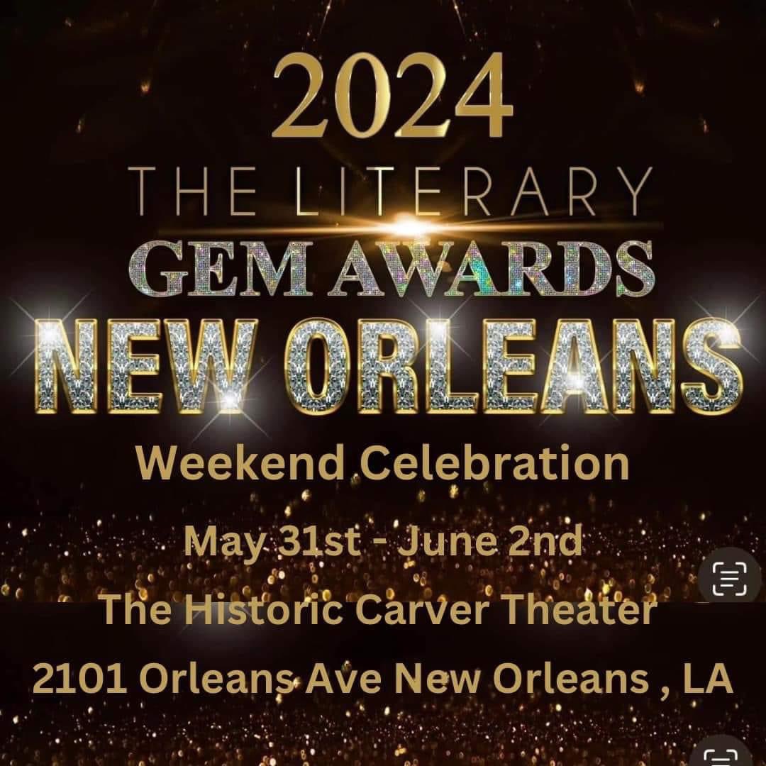 Next Stop... The Literary Gems Awards! I'll be in the building at the 2024 Literary Gem Awards in New Orleans, May 31st - June 2nd. Will you be there? I can't wait to see you all!! #ellekayson #literarygemawards #bookevents #literaryevents #bookish #blackauthors #blackreaders