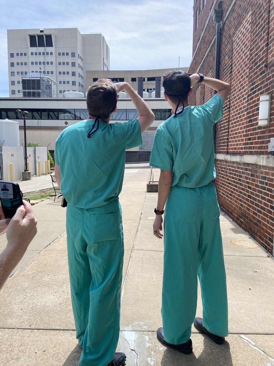 Gazing skyward, united by wonder. ☀️🌕 Residents &amp; Fellows gather to witness the celestial spectacle of a solar eclipse. #Eclipse2024