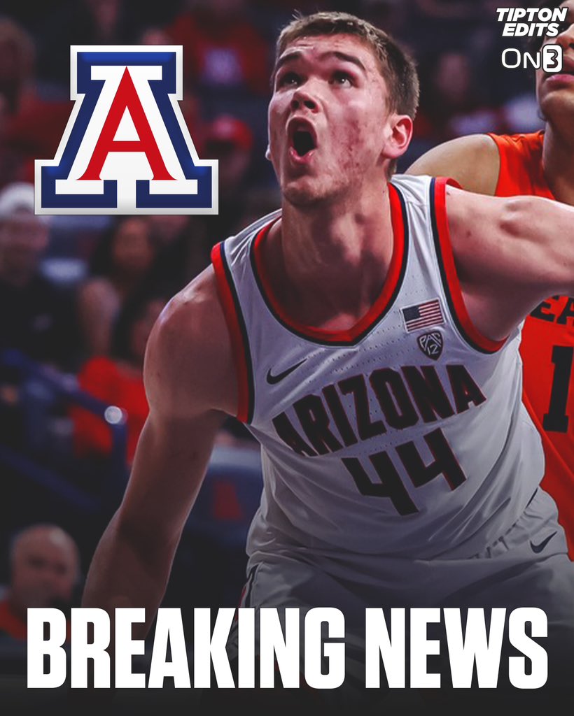 NEWS: Arizona 7-footer Dylan Anderson intends to enter the transfer portal, he tells @On3sports. The former 4⭐️ recruit is a two-time Arizona Gatorade Player of the Year. Redshirted this season and will have three years of eligibility remaining. on3.com/transfer-porta…