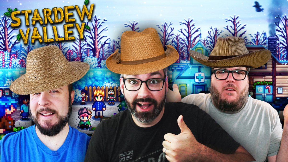 I didn't burn out my eyes YAY! I can continue to play video games! Today we're checking out WINTER TIME in that thar Stardew Valley w/ @itmeJP @brucegreene! Let the cozy times roll! Twitch: twitch.tv/gassymexican YT: youtube.com/live/CkYh-JtdN…