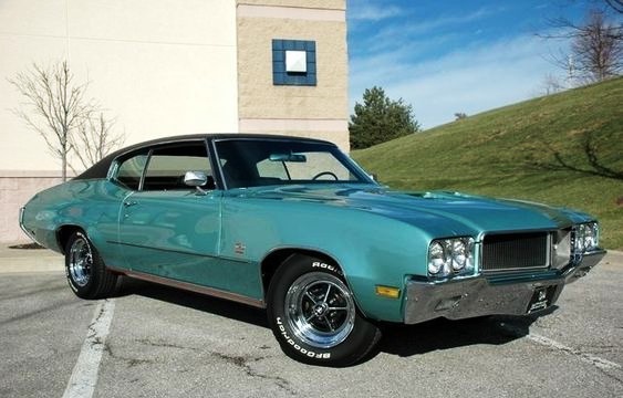 The 1970 Buick Skylark didn't offer any cloth upholstery options, only all-vinyl interiors. 
True or False?