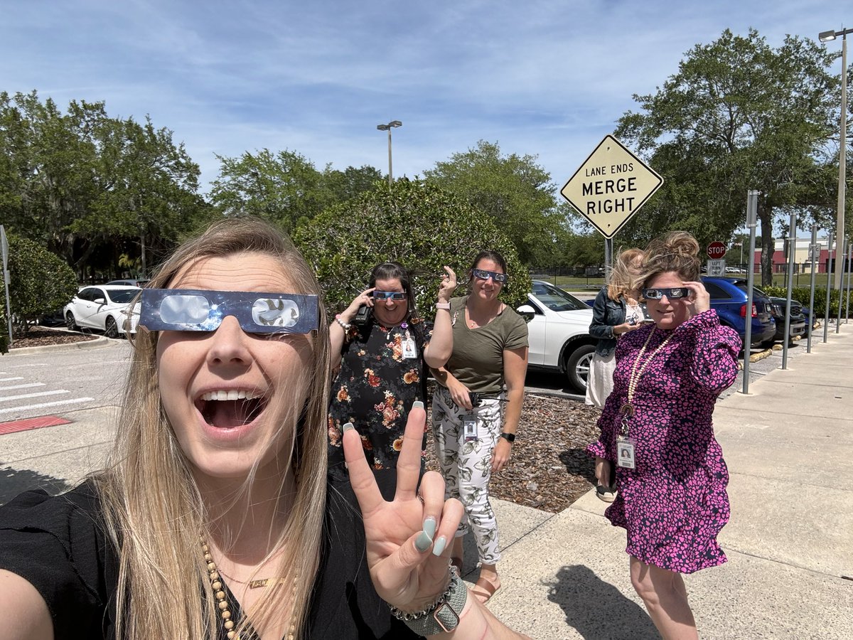 Happy Solar Eclipse Day! It was so fun to see our Colts experiencing history! 🌘Shout out to #OCPS for providing eclipse glasses so we could view safely! <a href="/CatalinaES_OCPS/">Catalina Elementary School</a> <a href="/PrincipalPattyH/">Patty Harrelson</a> @ThePrimaryCoach <a href="/MathCoachStron1/">APStrong</a>