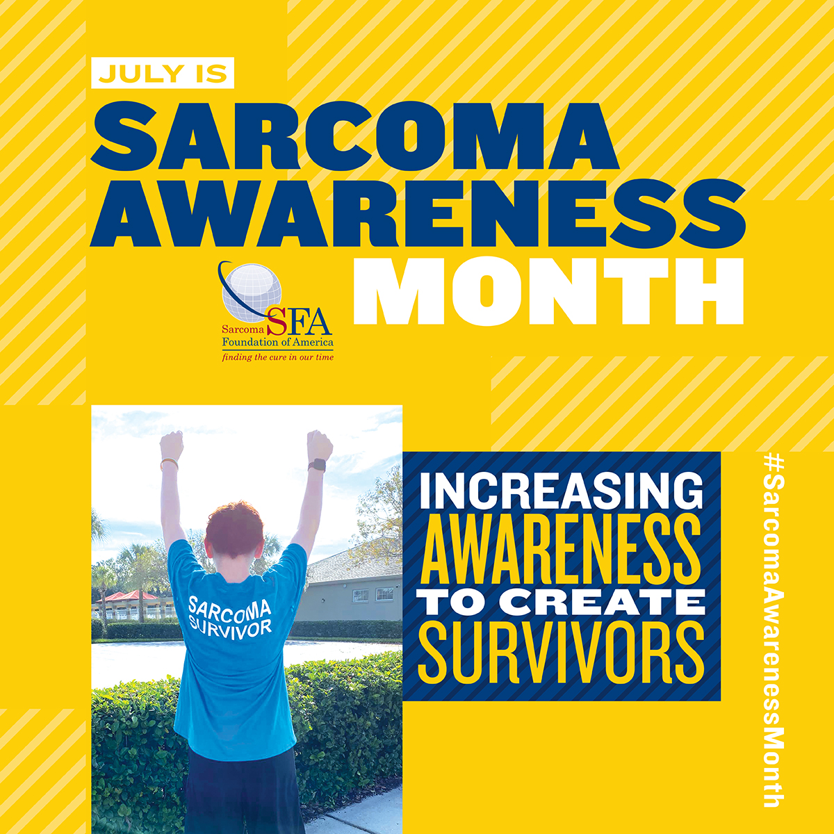 Sarcoma Awareness Month is the perfect time for action! Plan how you'll advocate for #sarcoma patients & their families this July. curesarcoma.org/sarcoma-awaren… #SAM #CureSarcoma #cancer #advocacy