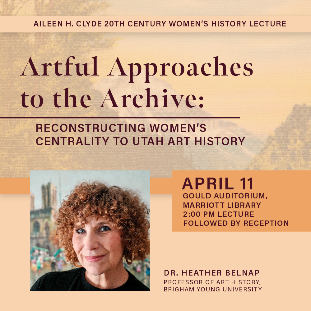 The Clyde Archive is a significant repository designed to document the power of women in the 20th century US West and nation,” said Paul Reeve, chair of the Department of History. humanities.utah.edu/news/clyde-lec…