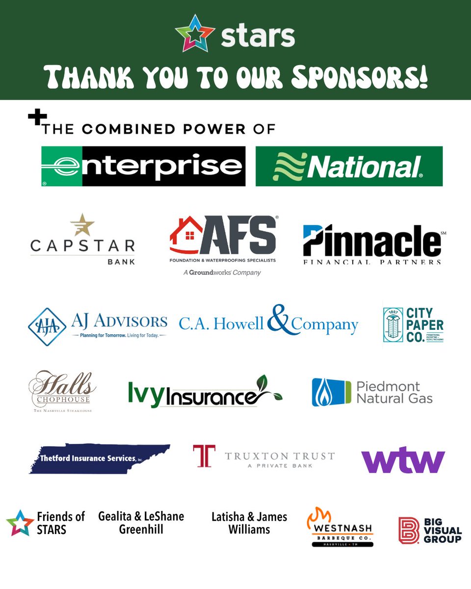 BIG SHOUT OUT to our AMAZING Golf Sponsors! Thank you for your support of and dedication to providing youth in our community with HOPE, HEALTH, & CONNECTION. You all completely rock!