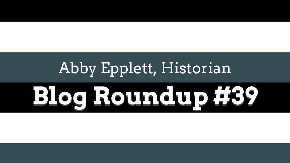 This week's blog roundup for 'Abby Epplett, Historian' includes links to quick history stops in local towns, webinars on American history, a website review, and a pair of essays in my project 'Lord of the Rings: The Animated Musical'. Learn more: linkedin.com/pulse/blog-rou…