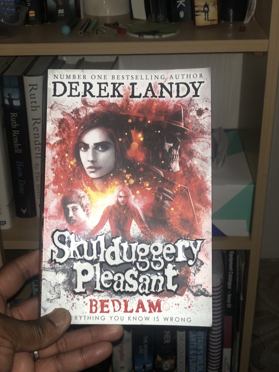 jasonpcodner's tweet image. Skullduggery pleasant  by @DerekLandy update…

The 10 year old has now completed book 10 and book 11 and started 12