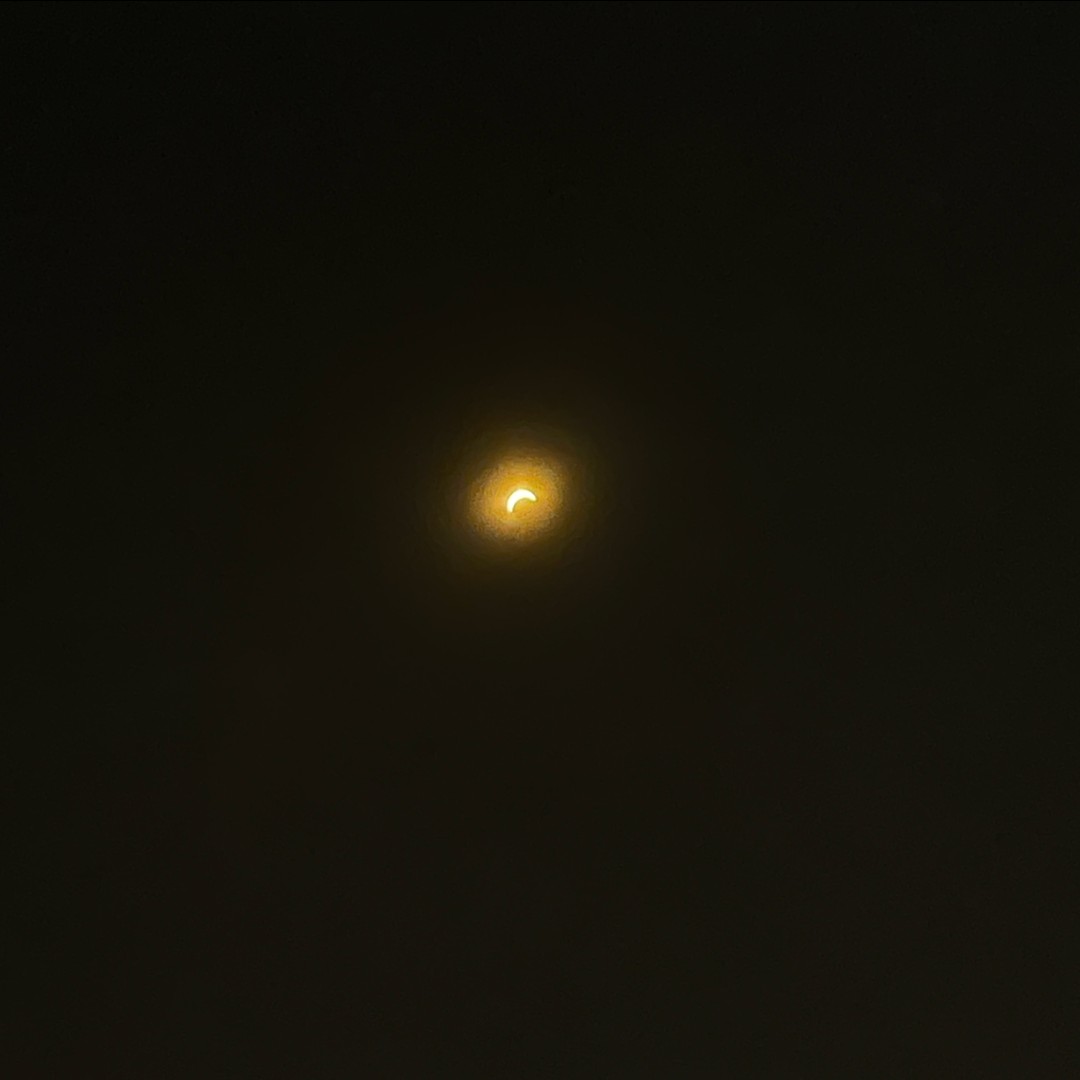 Check out that solar eclipse! Another amazing view from the City of St. Louis.