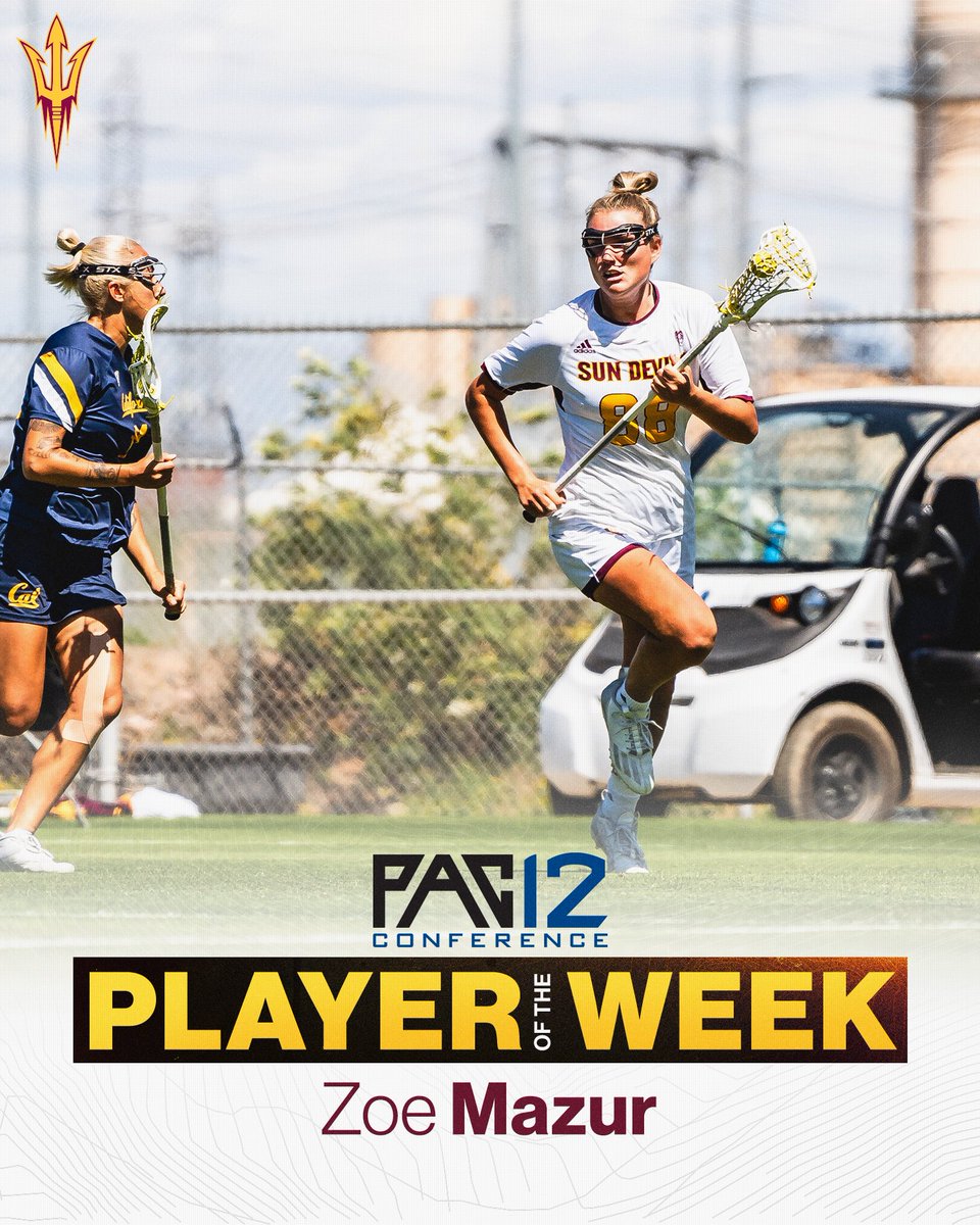 Your Pac-12 Defensive Player of the Week, <a href="/z_mazur_33/">Zoe Mazur</a> 🤩

After 2️⃣4️⃣ draw controls in two games, Mazur holds the program’s single-season draw control record with 1️⃣6️⃣6️⃣😈