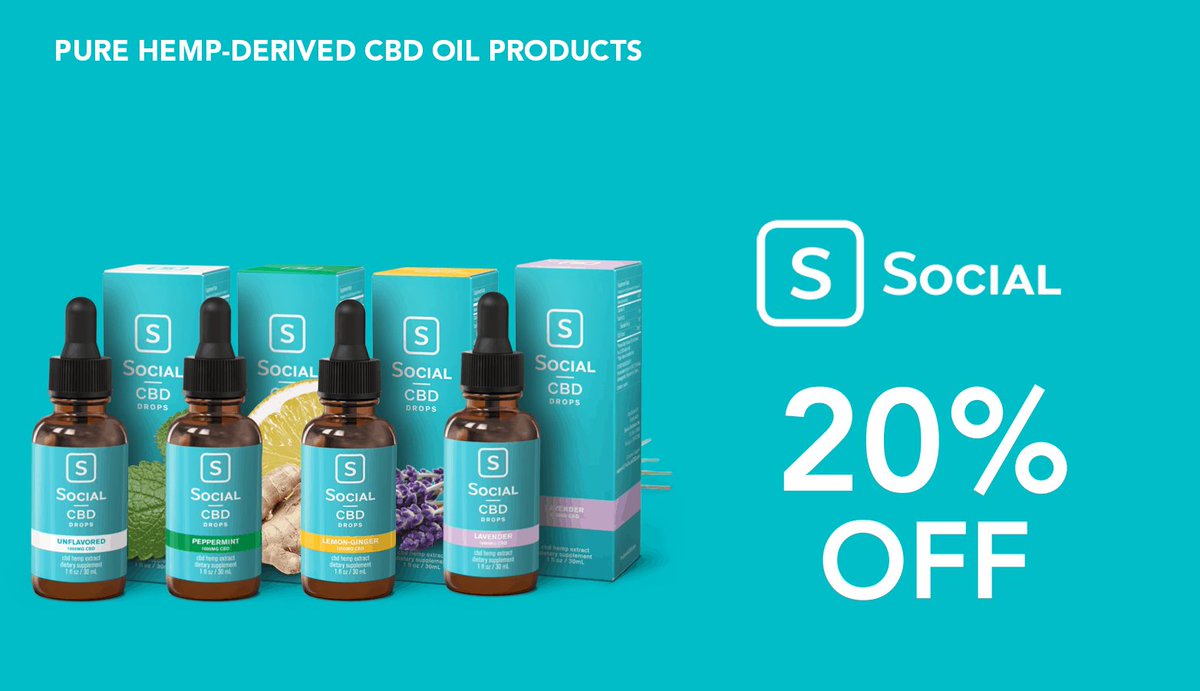🚨🌿SALE ALERT🌿🚨 Get a 20% discount on #SocialCBD products with coupon code SAVEON20. Shop now at buff.ly/3U9VEsq and stock up on premium #CBD products! 💚 #SaveOnCannabis #CBDdiscounts #WellnessJunkie