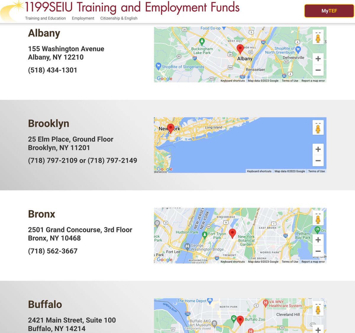 .@1199SEIU members, do you know where to find your closest TEF site? You can always find your most convenient TEF location at: 1199seiubenefits.org/tef-locations/ @1199SEIUFlorida @1199SEIU_MDDC @1199mass @1199SEIU_NJ @1199UpstateNY @1199HVCap