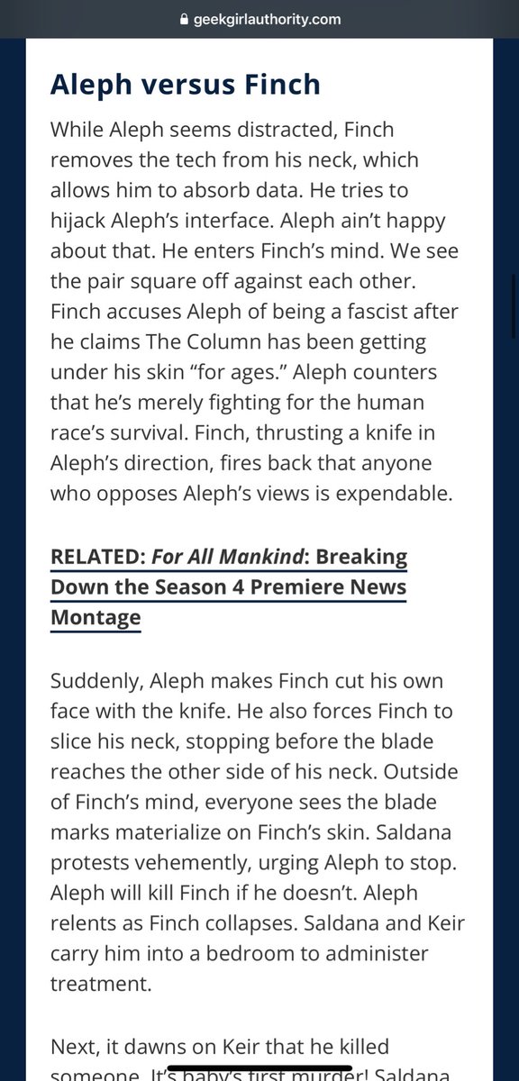 Breakdown of the “Aleph vs Finch” showdown via @GeekGirlAuth #Beacon23