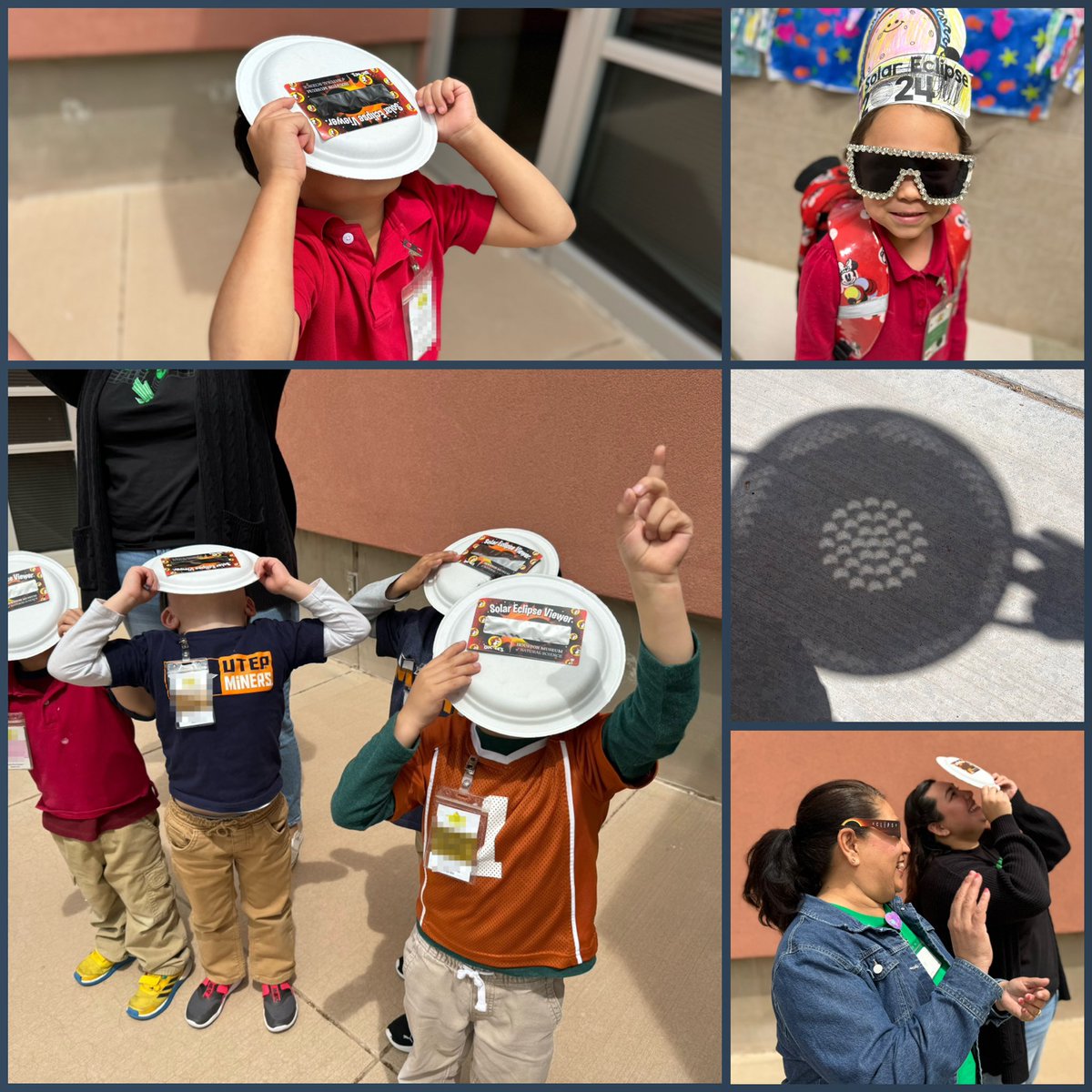 Teddy Bears safely soaking in the wonder of today’s Solar Eclipse! 🌒🌙#SolarEclipse2024 #realworldexperiences @YsletaISD @nlsierra1 @MSuizette @YsletaPKLibrary #THEDISTRICT