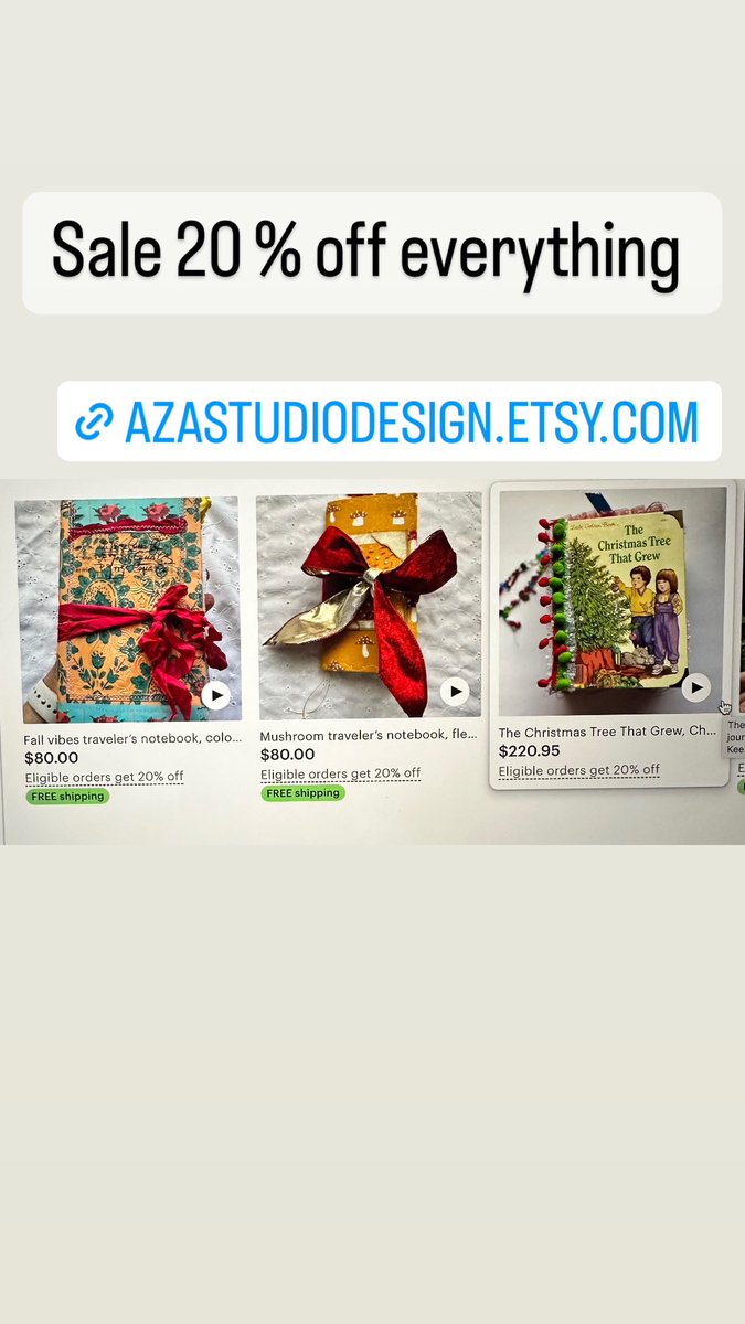 Everything is on sale in my Etsy shop azastudiodesign.etsy.com