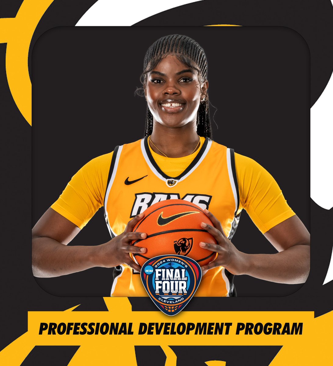 Jennifer Ezeh spent this past weekend participating the in NCAA’s first Final Four Professional Development program in Cleveland 🐏👏 #LetsGoVCU #RunWithUs