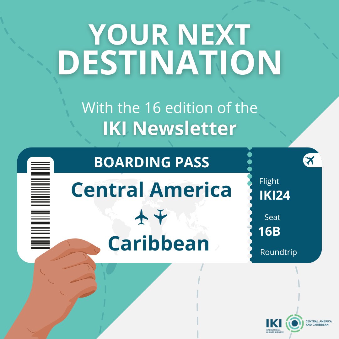 Are you ready to explore what the countries of Central America and the Caribbean have to tell you about climate action? ✈️ Check your inbox to find our IKI Newsletter. 🤩 If you haven't subscribed yet, you're on time! ➡️ iki-cac.org