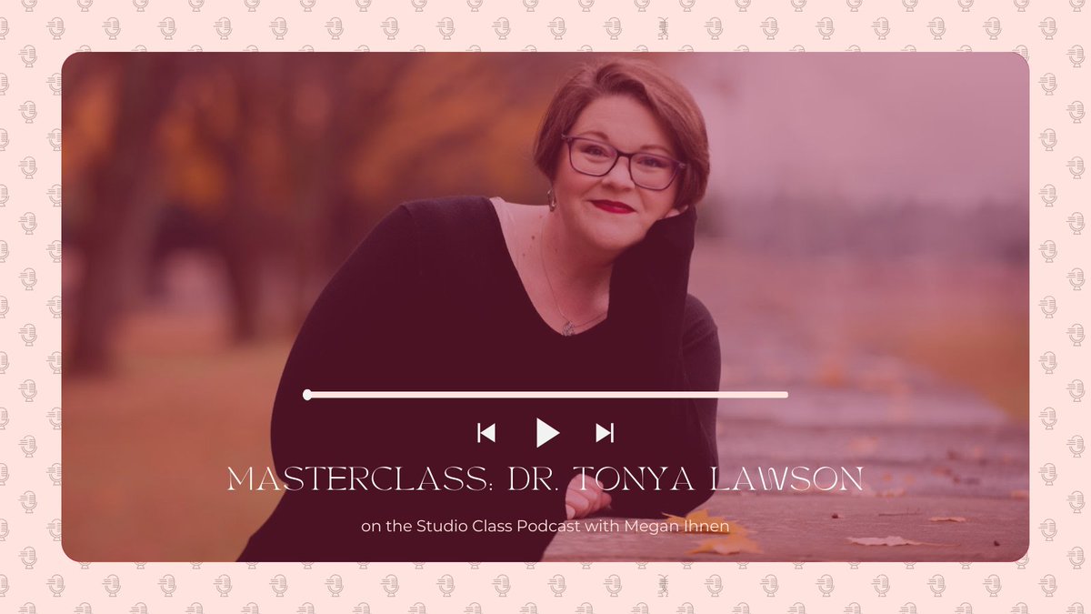 Don't miss the latest #Masterclass episode of the #StudioClassPodcast with Dr. Tonya Lawson! 🎵 In it, we dive into the world of music pedagogy, entrepreneurship, and SEO. More info: studioclass.fireside.fm/115 #MusicEntrepreneurship #SEOExpert #FinancialFreedom