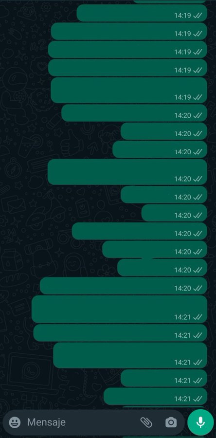 yo y los que no sabemos hablar en un solo mensaje