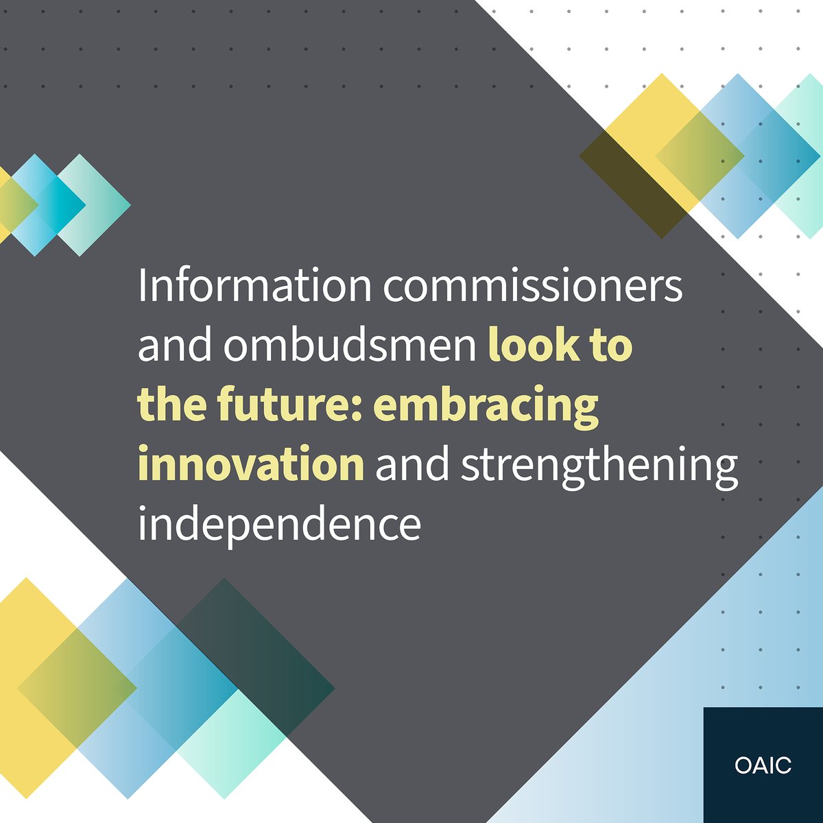 Information commissioners and ombudsmen from around Australia and New Zealand recently met in Melbourne as the Association of Information Access Commissioners. Read the meeting summary: oaic.gov.au/newsroom/infor…