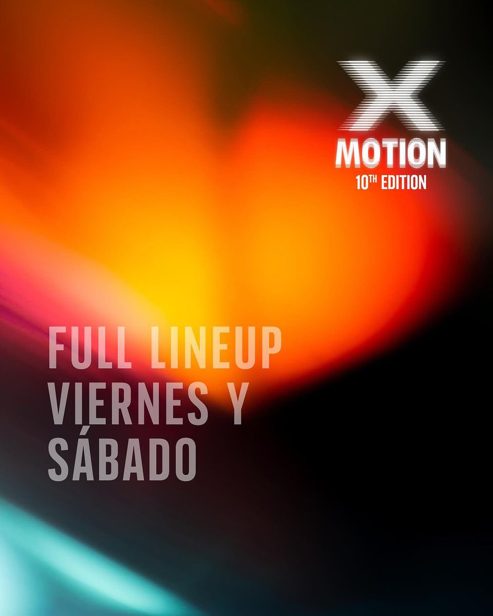 limaistechno's tweet image. 𝗠𝗢𝗧𝗜𝗢𝗡 𝗫 » 𝗙𝗨𝗟𝗟 𝗟𝗜𝗡𝗘 𝗨𝗣 𝗩𝗜𝗘𝗥𝗡𝗘𝗦 𝗬 𝗦𝗔𝗕𝗔𝗗𝗢 

#motion #alanfitzpatrick #boysnoize #idaengberg #panpot #undercatt #benbohmer #gheits #konstatinsibold #popof #space92 #elibrown #aether #avision #oxia #superclub #limaistechno