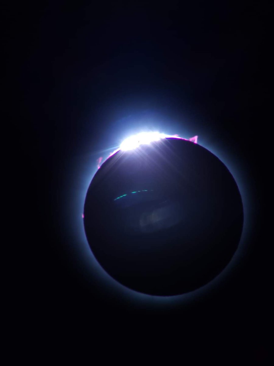 The eclipse was kinda of litt