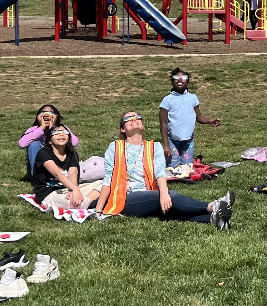 Ms.Smith's class enjoyed the eclipse!
