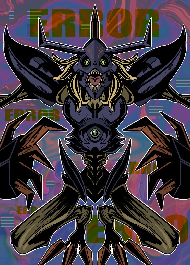 SoopJoops's tweet photo. Diaboromon commission for @TheCryptSleeper https://t.co/DFUKhFgeYe