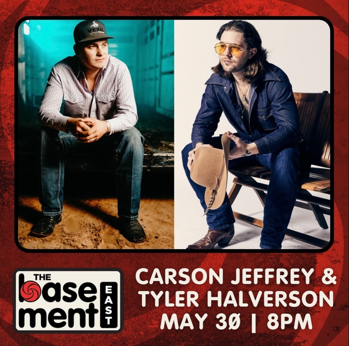 east nashvilles guna get western! @BasementEast may 30th with carson jeffrey and i. y’all get them tickets!🎟️🤝🎟️shorturl.at/aitIP