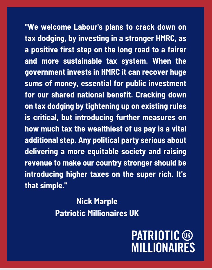 Our response to Labour's welcome plans to crack down on tax dodging