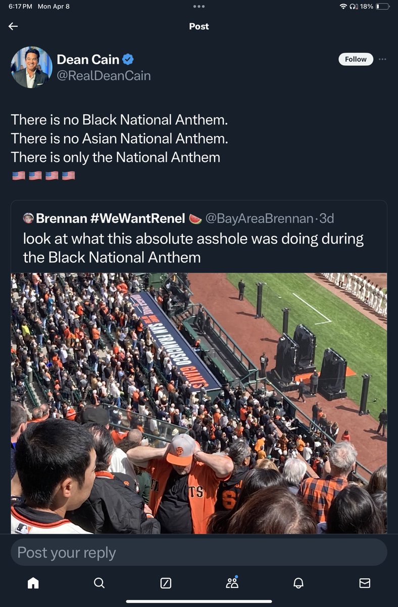 America is a wild ass country. “Lift Every Voice and Sing” was the Nergo National Anthem DECADES before “The Star Spangled Banner” was made the US national anthem. But mfers outchea tweeting shit like this with their whole chest. Google, how does it work? Make it make sense.
