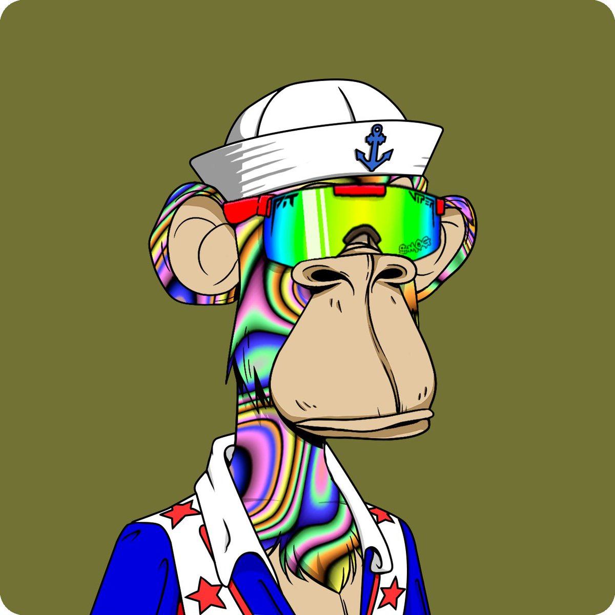 New ape who dis 🫵😹

Yo @FLC_FlooringLab you think we could work out a deal for me to get my old stolen trippy #6083 back &amp; swap this one out?