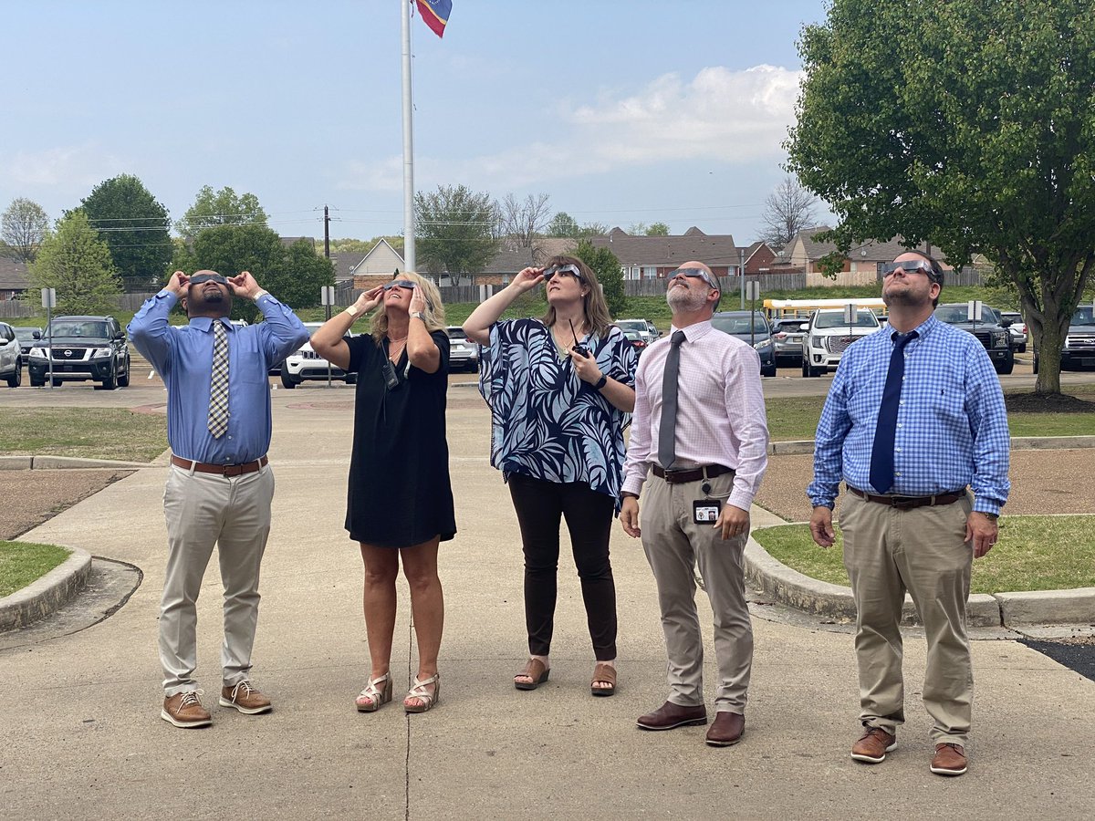 Great Solar Eclipse day - started out with some snacks from PTO and end with our student body and staff viewing the eclipse. Thanks to PDGO for donating glasses to DCMS!